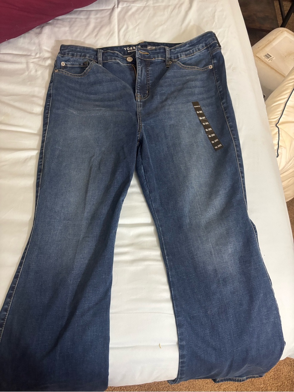 torrid Blue Trio Fit Slim Boot
